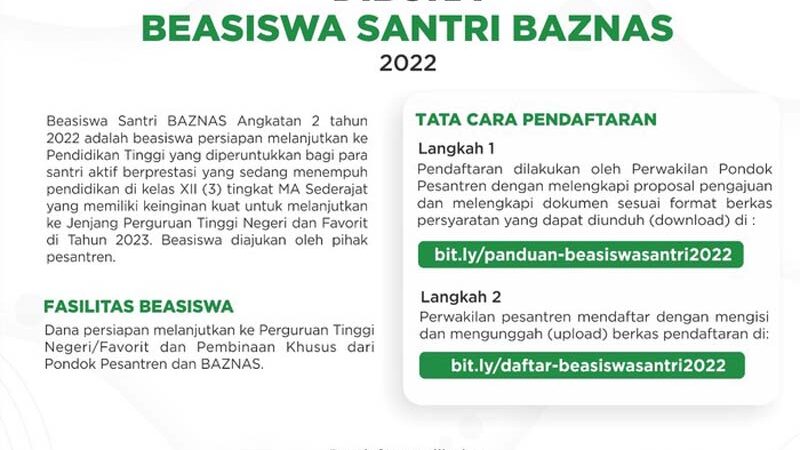 Beasiswa Santri Baznas Lintastungkal