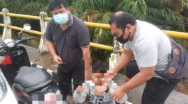FOTO : MF dan Barang Bukti yang Diamankan Polisi, Sabtu (13/06/20)