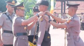 Kapolda Jambi Irjen Pol Rusdi Hartono saat Pimpin Upacara Diktut Bintara Polri, Selasa (25/7/23). FOTO : HUMAS
