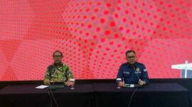 Sekertaris Jenderal KPK, Cahaya Harafa di kantornya Saat Menyampaikan Pengumuman, Selasa (27/6/23). FOTO : tvonecom