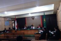 FOTO : Sidang Perdana Tiga Pimpinan DPRD Provinsi Jambi periode 2014-2019 di Pengadilan Tindak Pidana Korupsi (Tipikor) Jambi, Kamis (12/11/20).