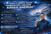 Pemerintah Tetapkan 8 Langkah Transformasi Budaya Kerja dan Efisiensi Energi Nasional Menghadapi Dinamika Global. (FOTO : Dok. Istimewa/LT)