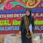 Namita Eni Oktavia Putri Usai Sidang Munaqashah di UIN STS Jambi, Kamis (10/2/22). FOTO : Noval