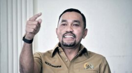 Ketua Pelaksana ajang internasional Formula E Jakarta Ahmad Sahroni. FOTO : Ist