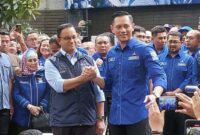 Ketua Umum Partai Demokrat Agus Harimurti Yudhoyono (AHY) bersama Aies Baswedan. FOTO : Istimewa