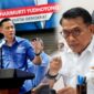 Ketua Umum Partai Demokrat Mayor Inf. H. Agus Harimurti Yudhoyono, M.Sc., M.P.A., M.A (AHY) & KSP Jenderal TNI (Pur) Dr. H. Moeldoko Ketum Demokrat Versi KLB Deli Serdang, S.I.P., M.A. GRAFIS : LT