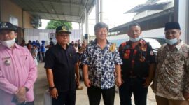 Anggota DPRD Muaro Jambi Aidi Hatta saat Hadiri Resmikan Pabrik AMDK dan Air Rasa PT Afresh Indonesia, Sabtu (22/1/22). FOTO : Noval
