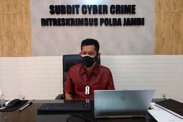 Kasubdit V Cyber Crime Ditreskrimsus Polda Jambi, AKBP Wahyu Bram. FOTO : G-News