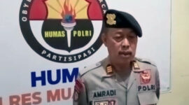 Kasi Humas Polres Muaro Jambi, AKP Amradi. FOTO : Tangkapan Layar Video