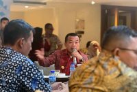 Gubernur Jambi, Al Haris Saat Memimpin Rapat Koordinasi Nasional ADPMET di Jakarta, Kamis (7/8/25). FOTO : HUMAS