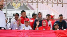 Gubernur Al Haris Apresiasi Semua Pihak Pawai Pembangunan Sukses dan Meiah. FOTO : Noval/Ist