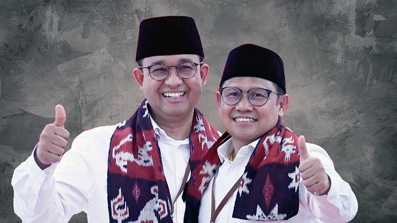 Capres & Cawapres Aniies Baswedan dan Muhaimin Iskandar. FOTO : Ist