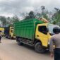 Satlantas Polres Batanghari Saat Mengatur Lalulintas dan Mengurai Kemacetan Rabu (1/3/23). FOTO : Ist