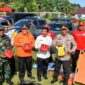 TNI-Polri Bersama Pemkab Sarolangun Gelar Apel Kesiapsiagaan Karhutla Tahun 2023 di lapangan Bhayangkara Polsek Sarolangun, Rabu (2/8/23). FOTO : PENREM

