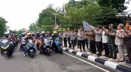 Danrem 042/Gapu Brigjen TNI Supriono Saat Hadiri Apel Nyata Peningkatan Tertib Berlalu Lintas, Rabu (26/10/22). FOTO : Penrem