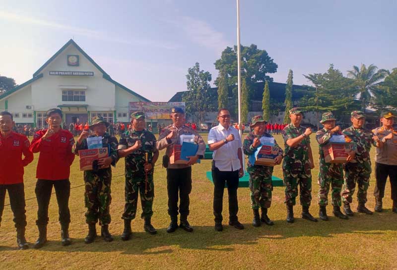 Dok. 97 Personel Satgas Siaga Karhutla Provinsi Jambi Diberangkatkan Ke Pos Terpadu