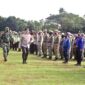 Kapolda Jambi Irjen Pol. A. Rachmad Wibowo didampingi Danrem 042/Gapu, Brigjen TNI Supriono Mengecek Kesiapan Personil Gabungan TNI-Polri, Dishub, Satpol PP, Dinkes dan Damkar untuk Pengamanan Kunker Wapres di Ex. Arena MTQ, Talang Bakung, Jambi, Selasa (14/6/22). FOTO : Ist