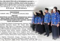 Pengumuman Hasil Tes Administrasi Calon PPPK Guru Kabupaten Tanjab Barat. GRAFIS : Lintastungkal