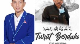 Ketua DPC Partai Demokrat Kabulaten Muaro Jambi Asnawi Rivai. GRAFIS : Demokrat