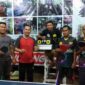 Asnawi Rifa'i Ketikan Hadiri di Turnamen Tenis Meja PTM ASJS Kecamatan Jambi Luar Kota ke II yang digelar di Desa Senaung tepatnya di halaman rumah H. Ramli, Rabu (16/03/22) malam.