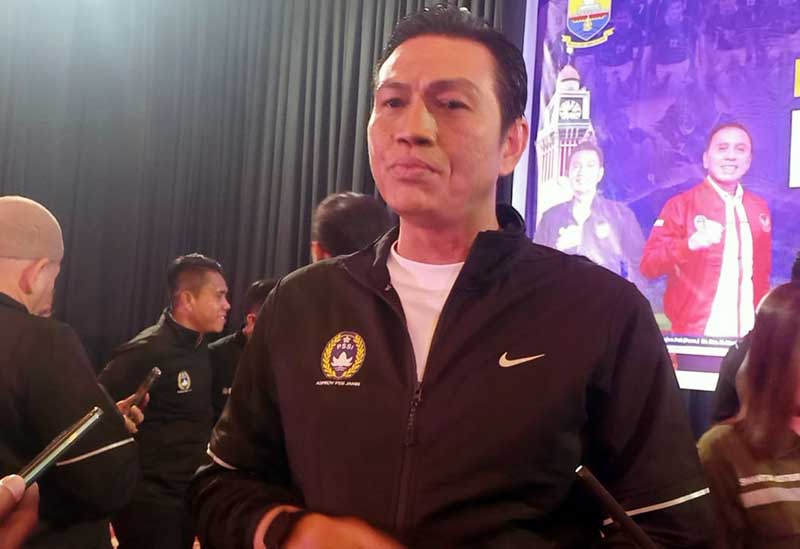 Muhammad Fadhil Arief, SE, Ketua Umum Asosiasi Provinsi (Asprov) PSSI Provinsi Jambi Periode 2021-2025. FOTO : Noval/LT