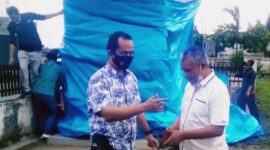 Mesin ATM Milik BNI Cab. Kota Sungai Penuh yang Dibobol Kawanan Maling. FOTO : Ist