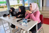 Kalapas Perempuan Jambi, Hani Anggraeni  Saat Berikan Sosialisasi Kepada Seluruh Tahanan dan Palkam. FOTO : HMS