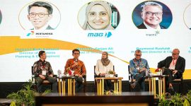 Pertamina Patra Niaga Dorong Kolaborasi Pengembangan SAF di Indonesia Aero Summit 2025. FOTO : WKI