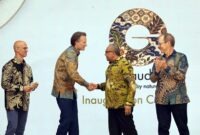 Wakil Menteri Ketenagakerjaan Afriansyah Noor saat menghadiri seremoni peresmian ekspansi pabrik PT Givaudan Indonesia (Proyek Kartini) di Cikarang, Bekasi, Jawa Barat, (Foto: Dok. Humas Kemnaker)
