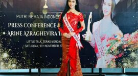 Arin Azraghevira Indarta Asal Jambi Sandang Gelar Putri Remaja Indonesia 2024. FOTO : VIRYZHA