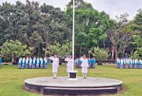 MAN Insan Cendekia Jambi menggelar upacara bendera pada Senin, 5 Januari 2026. FOTO : HMS