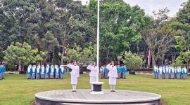 MAN Insan Cendekia Jambi menggelar upacara bendera pada Senin, 5 Januari 2026. FOTO : HMS