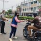 Pengurus dan Wartawan IWO Jambi dan Erni Medika saat Kegiatan Bagikan Ribuan Masker Gratis. FOTO : HMS