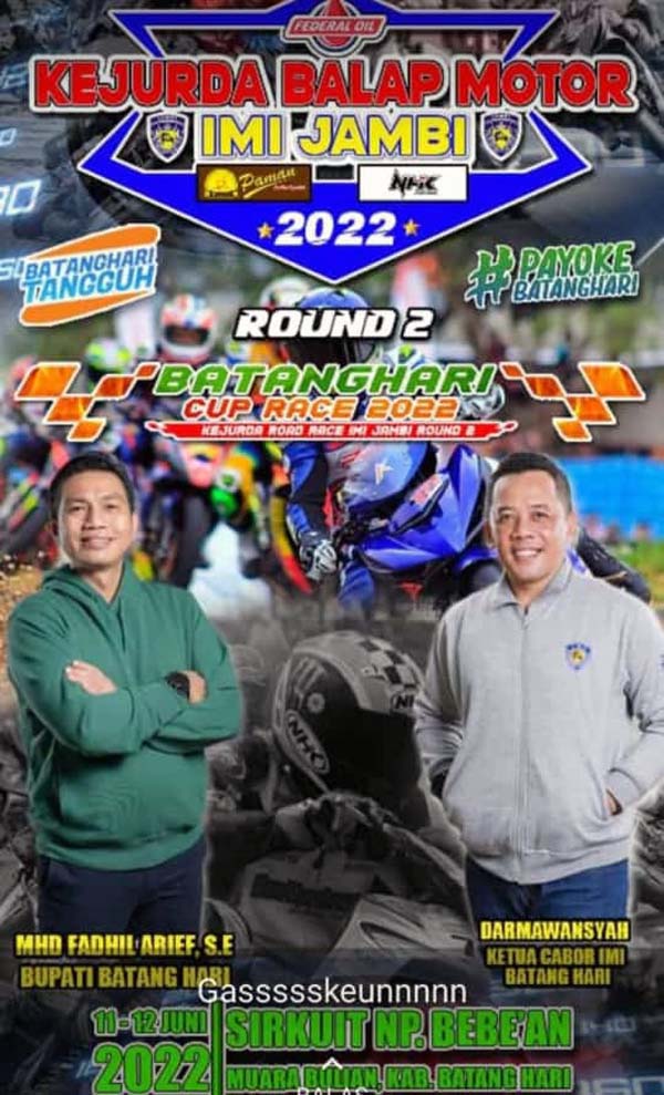 Kejurda Balapan Motor IMI Jambi 2022 di Batanghari Segera Bergulir