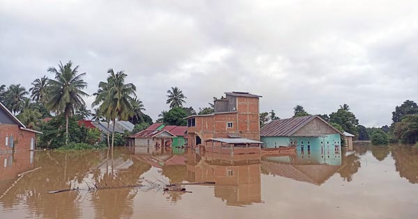 Dahsyat! Banjir Rendam Ribuan Rumah Warga Kabupaten Bungo Jambi. FOTO : PortalBungo
