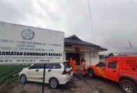 Kantor BMKG Pos Pengamatan Gunung Api Kerinci Desa Lindung Jaya Kecamatan Kayu Aro, Kabupaten Kerinci. [FOTO : Basarnas Jambi]
