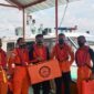 Basarnas Lakukan Pencarian di Perairan Berhala TKP Kapal KM Sumber Daya Rute Nipah-Batam Muatan Kelapa Lost Contact, Jumat (11/3/22). FOTO: Basarnas Jambi