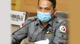 FOTO : Kordiv Pengawasan Bawaslu Provinsi Jambi, Fahrul Rozi, S.Sos