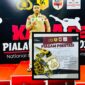 Bripda Radivan Anggota Sat Brimob Polda Jambi Raih Medali Emas Beladiri Karate Kapolri CUP 2024. FOTO : HMS