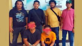 Polsek Jaluko Bekuk 2 Pelaku Curanmor Milik Karyawan Minimarket Freshwel . FOTO : HMS 