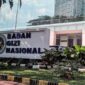 Gedung kantor Badan Gizi Nasional (BGN) di kawasan Kebon Sirih, Jakarta Pusat. Pihak Kejaksaan Agung melakukan operasi penggeledahan maraton di dalam gedung ini terkait pengusutan dugaan kasus korupsi, Rabu (3/6/2026). (Foto: Istimewa/Nusantaratv)