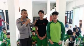 Ditbinmas Polda Jambi melalui Subdit Bintibsos kembali menyelenggarakan penyuluhan dan cooling system bertajuk “Pelajar Bersih Jauh dari Narkoba, Judol, Bullying, dan Geng Motor”, Jumat (25/4/25). FOTO : FIRYZHA