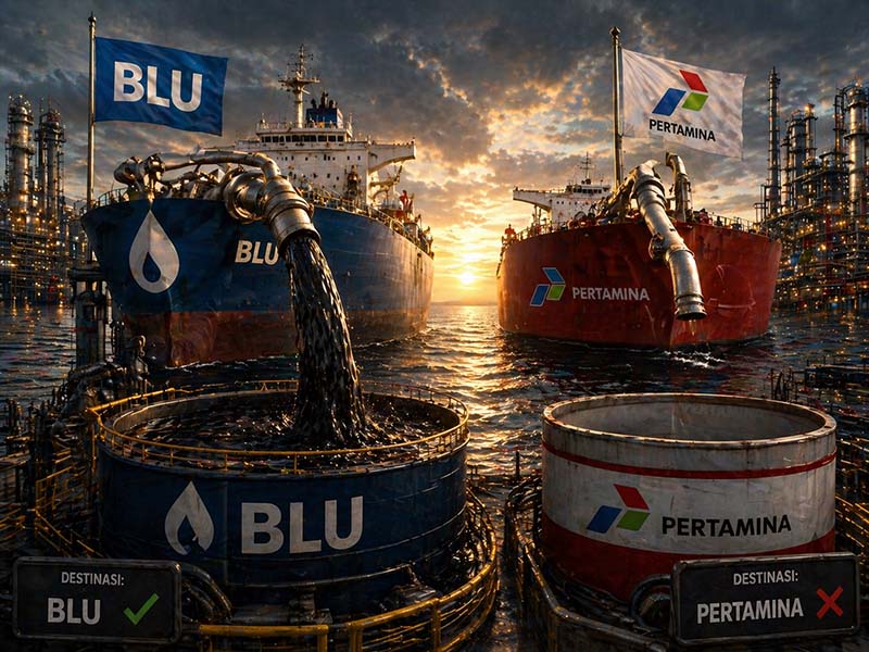 Pemerintah mau bikin BLU baru buat urus 150 juta barel minyak Rusia. Padahal ada Pertamina. Ada apa? (FOTO : Dok. Istimewa/LT)