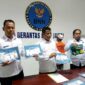 Kabid Berantas BNNP Jambi, Kombes Pol Agus Setiawan Saat Pres Rilis, Senin (21/8/23). FOTO : Dhea