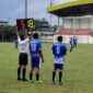 FOTO : Saat Pertandingan Dandim 0419 Cup HUT TNI Tahun 2022. 