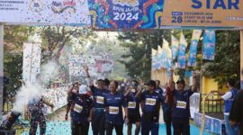 BPJN Jambi Gelar Fun Walk 7,9 Kilometer Peringatan Hari Jalan Nasional. FOTO : VIRYZHA