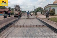 BPJN Jambi Targetkan Pekerjaan Jalan Nasional di Batanghari Selesai 10 Hari. FOTO : HUMAS