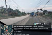 BPJN Jambi Rigid Beton Jalan Simpang Ahok Hingga Buper Sungai Gelam Jadi Mulus. FOTO : Dok. BPJN