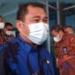 Bupati Bungo H. Mashuri di Kantor BPK Perwakilan Provinsi Jambi, Rabu (27/4/22).