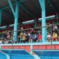 Penonton dan Sporter Saat Pembukaan Bupati Cup 2022. FOTO : LT